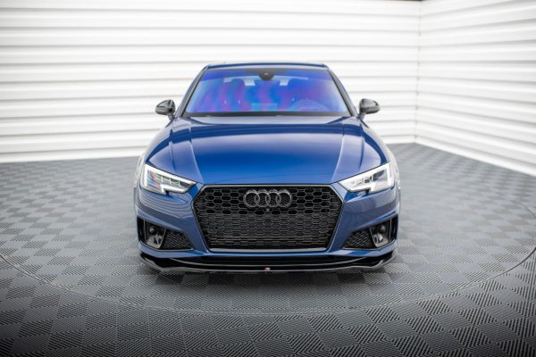 Audi A4 Competition B9 - Lâmina frontal V.2 | AU-A4-B9-COMP-FD2G | Produto Maxton Design distribuído por Unicartuning.
