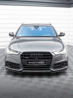 Audi A6 / A6 C7 S-Line/ S6 C7 (facelift) - Lâmina frontal V.2 | AU-S6-C7F-FD1G | Produto Maxton Design distribuído por Unicartuning. Audi A6 / A6 C7 S-Line/ S6 C7 (facelift) - Lâmina frontal V.2 | AU-S6-C7F-FD1G | Produto Maxton Design distribuído por Unicartuning.