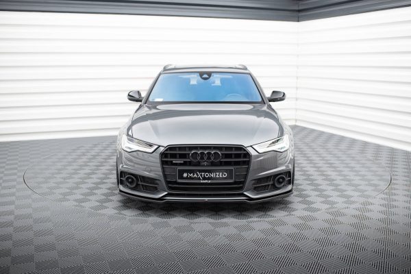Audi A6 / A6 C7 S-Line/ S6 C7 (facelift) - Lâmina frontal V.2 | AU-S6-C7F-FD1G | Produto Maxton Design distribuído por Unicartuning. Audi A6 / A6 C7 S-Line/ S6 C7 (facelift) - Lâmina frontal V.2 | AU-S6-C7F-FD1G | Produto Maxton Design distribuído por Unicartuning.