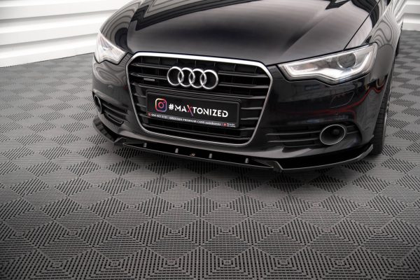 Audi A6 C7 - Lâmina frontal V.2 | AU-A6-C7-FD2G | Produto Maxton Design distribuído por Unicartuning. Audi A6 C7 - Lâmina frontal V.2 | AU-A6-C7-FD2G | Produto Maxton Design distribuído por Unicartuning.