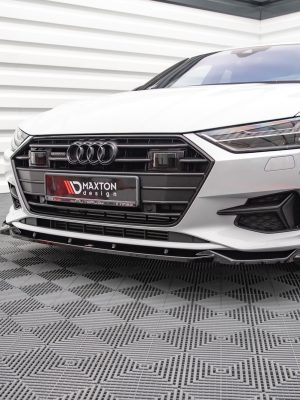 Audi A7 C8 - Lâmina frontal V.2 | AU-A7-C8-FD2G | Produto Maxton Design distribuído por Unicartuning. Audi A7 C8 - Lâmina frontal V.2 | AU-A7-C8-FD2G | Produto Maxton Design distribuído por Unicartuning.