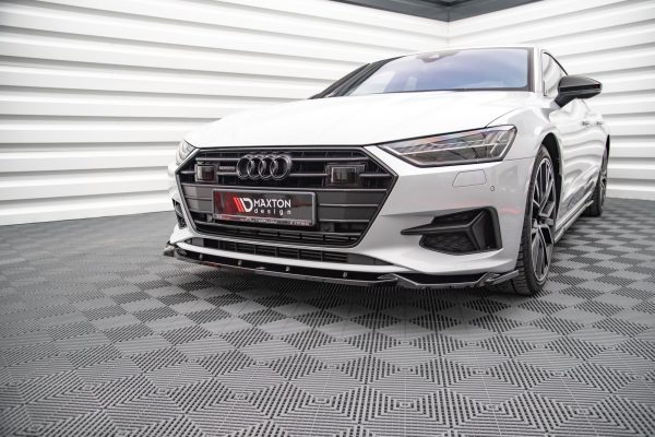 Audi A7 C8 - Lâmina frontal V.2 | AU-A7-C8-FD2G | Produto Maxton Design distribuído por Unicartuning. Audi A7 C8 - Lâmina frontal V.2 | AU-A7-C8-FD2G | Produto Maxton Design distribuído por Unicartuning.