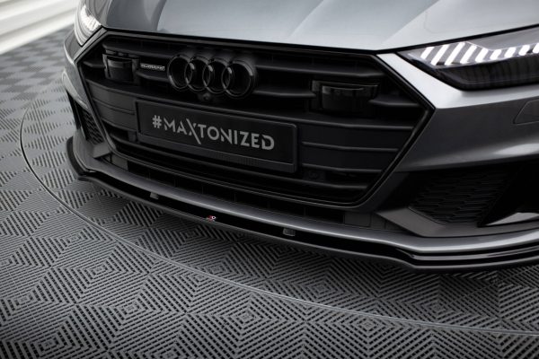 Audi A7 S-Line C8 / S7 C8 / C8 (facelift) / S7 (facelift) - Lâmina frontal V.2 | AU-A7-C8-SLINE-FD2G | Produto Maxton Design distribuído por Unicartuning.