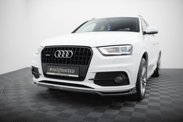 Audi Q3 S-Line 8u - Lâmina frontal V.2 | AU-Q3-1-SLINE-SB-FD2G | Produto Maxton Design distribuído por Unicartuning. Audi Q3 S-Line 8u - Lâmina frontal V.2 | AU-Q3-1-SLINE-SB-FD2G | Produto Maxton Design distribuído por Unicartuning.
