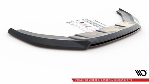 Audi Q3 Sport 8u (facelift) - Lâmina frontal V.2 | AU-Q3-1F-SLINE-FD2G+FD2RG | Produto Maxton Design distribuído por Unicartuning.