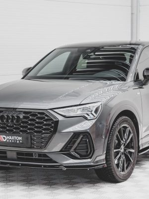 Audi Q3 Sportback S-Line - Lâmina frontal V.2 | AU-Q3-2-SLINE-SB-FD2G | Produto Maxton Design distribuído por Unicartuning.