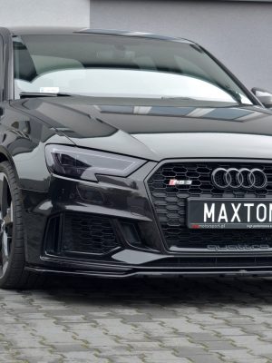 Audi RS3 8V Fl Sportback - Lâmina frontal V.2 | AU-RS3-8VF-FD2G | Produto Maxton Design distribuído por Unicartuning. Audi RS3 8V Fl Sportback - Lâmina frontal V.2 | AU-RS3-8VF-FD2G | Produto Maxton Design distribuído por Unicartuning.