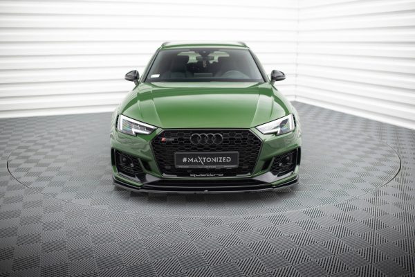 Audi RS4 B9 - Lâmina frontal V.2 | AU-RS4-B9-FD2G | Produto Maxton Design distribuído por Unicartuning.