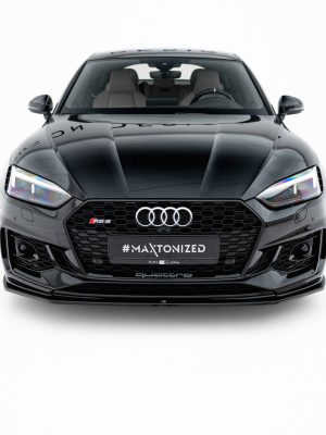 Audi RS5 Coupé / Sportback F5 - Lâmina frontal V.2 | AU-RS5-2-FD2G | Produto Maxton Design distribuído por Unicartuning. Audi RS5 Coupé / Sportback F5 - Lâmina frontal V.2 | AU-RS5-2-FD2G | Produto Maxton Design distribuído por Unicartuning.