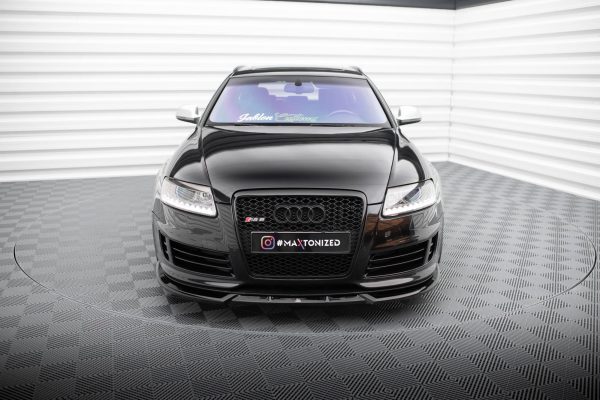Audi RS6 Avant C6 - Lâmina frontal V.2 | AU-RS6-C6-FD2G | Produto Maxton Design distribuído por Unicartuning.