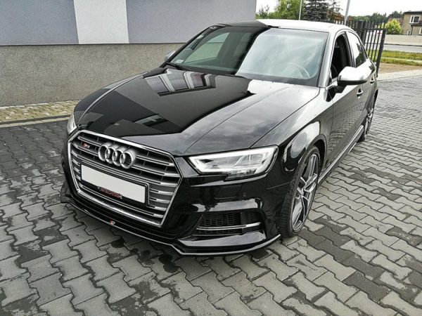 Audi S3 / A3 S-Line 8V Fl Sedan - Lâmina frontal V.2 | AU-S3-3F-FD2G | Produto Maxton Design distribuído por Unicartuning. Audi S3 / A3 S-Line 8V Fl Sedan - Lâmina frontal V.2 | AU-S3-3F-FD2G | Produto Maxton Design distribuído por Unicartuning.