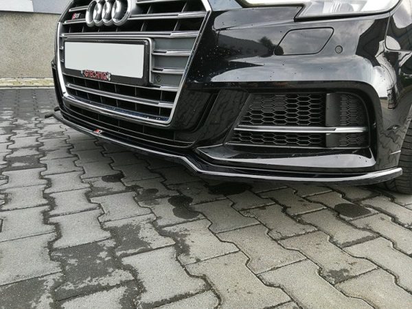 Audi S3 / A3 S-Line 8V Fl Sedan - Lâmina frontal V.2 | AU-S3-3F-FD2G | Produto Maxton Design distribuído por Unicartuning. Audi S3 / A3 S-Line 8V Fl Sedan - Lâmina frontal V.2 | AU-S3-3F-FD2G | Produto Maxton Design distribuído por Unicartuning.