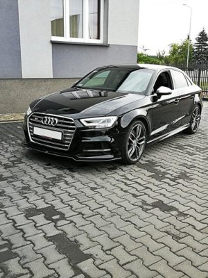 Audi S3 / A3 S-Line 8V Fl Sedan - Lâmina frontal V.2 | AU-S3-3F-FD2G | Produto Maxton Design distribuído por Unicartuning. Audi S3 / A3 S-Line 8V Fl Sedan - Lâmina frontal V.2 | AU-S3-3F-FD2G | Produto Maxton Design distribuído por Unicartuning.