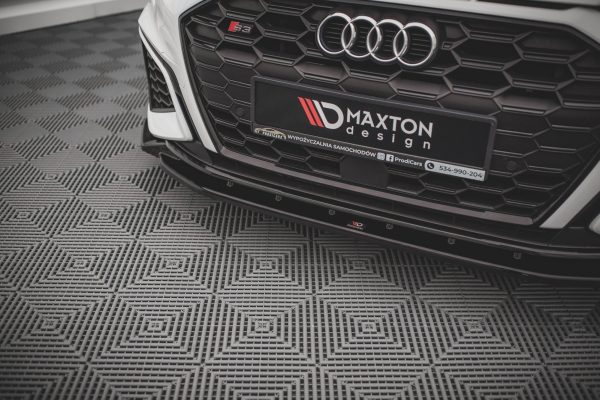 Audi S3 / A3 S-Line 8Y - Lâmina frontal V.2 | AU-A3-8Y-SLINE-FD2G | Produto Maxton Design distribuído por Unicartuning. Audi S3 / A3 S-Line 8Y - Lâmina frontal V.2 | AU-A3-8Y-SLINE-FD2G | Produto Maxton Design distribuído por Unicartuning.
