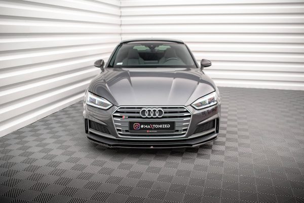 Audi S5 / A5 S-Line F5 Coupé / Sportback - Lâmina frontal V.2 | AU-A5-2-SLINE-FD2G | Produto Maxton Design distribuído por Unicartuning.