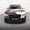 Audi S8 D4 - Lâmina frontal V.2 | AU-A8-D4-SLINE-FD2G | Produto Maxton Design distribuído por Unicartuning.