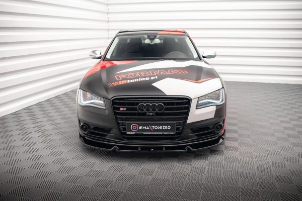 Audi S8 D4 - Lâmina frontal V.2 | AU-A8-D4-SLINE-FD2G | Produto Maxton Design distribuído por Unicartuning.