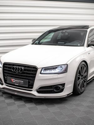 Audi S8 D4 Fl - Lâmina frontal V.2 | AU-S8-D4-FD2G | Produto Maxton Design distribuído por Unicartuning. Audi S8 D4 Fl - Lâmina frontal V.2 | AU-S8-D4-FD2G | Produto Maxton Design distribuído por Unicartuning.
