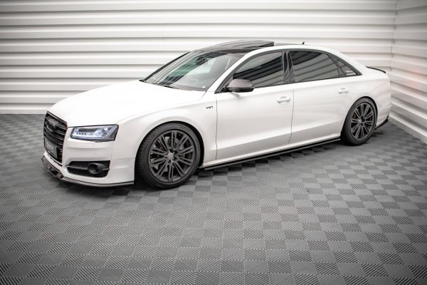 Audi S8 D4 Fl - Lâmina frontal V.2 | AU-S8-D4-FD2G | Produto Maxton Design distribuído por Unicartuning. Audi S8 D4 Fl - Lâmina frontal V.2 | AU-S8-D4-FD2G | Produto Maxton Design distribuído por Unicartuning.