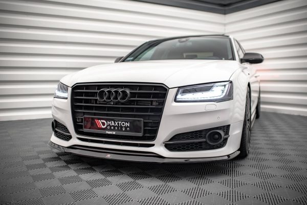 Audi S8 D4 Fl - Lâmina frontal V.2 | AU-S8-D4-FD2G | Produto Maxton Design distribuído por Unicartuning. Audi S8 D4 Fl - Lâmina frontal V.2 | AU-S8-D4-FD2G | Produto Maxton Design distribuído por Unicartuning.
