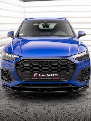 Audi SQ5 / Q5 S-Line SUV / Sportback Mk2 (facelift) - Lâmina frontal V.2 | AU-SQ5-2F-SB-FD2G | Produto Maxton Design distribuído por Unicartuning. Audi SQ5 / Q5 S-Line SUV / Sportback Mk2 (facelift) - Lâmina frontal V.2 | AU-SQ5-2F-SB-FD2G | Produto Maxton Design distribuído por Unicartuning.