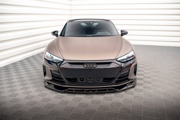 Audi E-tron GT / RS GT Mk1 - Lâmina frontal V.2 | AU-ETRON-1-RS-FD2G+FD2RG | Produto Maxton Design distribuído por Unicartuning. Audi E-tron GT / RS GT Mk1 - Lâmina frontal V.2 | AU-ETRON-1-RS-FD2G+FD2RG | Produto Maxton Design distribuído por Unicartuning.