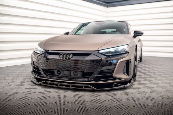 Audi E-tron GT / RS GT Mk1 - Lâmina frontal V.2 | AU-ETRON-1-RS-FD2G+FD2RG | Produto Maxton Design distribuído por Unicartuning. Audi E-tron GT / RS GT Mk1 - Lâmina frontal V.2 | AU-ETRON-1-RS-FD2G+FD2RG | Produto Maxton Design distribuído por Unicartuning.