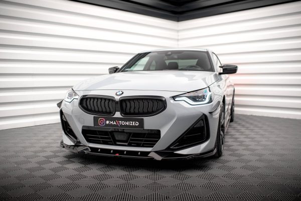BMW 2 Coupé Pack M / M240i G42 - Lâmina frontal V.2 | BM-2-42-MPACK-FD2G | Produto Maxton Design distribuído por Unicartuning.