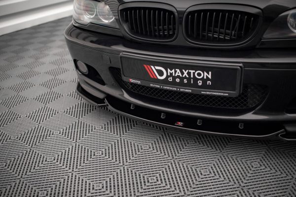 BMW 3 Coupé Pack M E46 - Lâmina frontal V.2 | BM-3-46-C-MPACK-FD2G | Produto Maxton Design distribuído por Unicartuning.