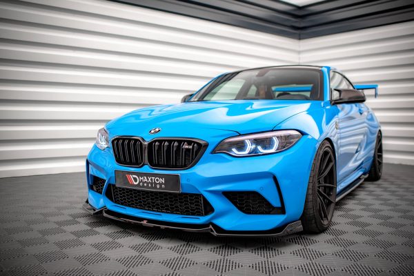 BMW M2 Competition F87 - Lâmina frontal V.2 | BM-2-87-M-COMP-FD2G | Produto Maxton Design distribuído por Unicartuning.