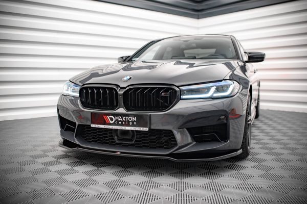 BMW M5 F90 (facelift) - Lâmina frontal V.2 | BM-5-90F-M-FD2G | Produto Maxton Design distribuído por Unicartuning.