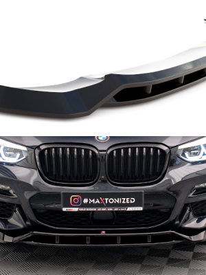 BMW X3 M40i / M40d G01 - Lâmina frontal V.2 | BM-X3-01-M40-FD1G+FD1RG | Produto Maxton Design distribuído por Unicartuning.