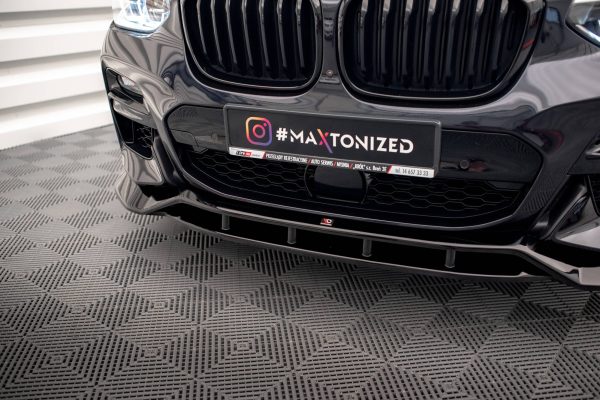 BMW X3 M40i / M40d G01 - Lâmina frontal V.2 | BM-X3-01-M40-FD1G+FD1RG | Produto Maxton Design distribuído por Unicartuning. BMW X3 M40i / M40d G01 - Lâmina frontal V.2 | BM-X3-01-M40-FD1G+FD1RG | Produto Maxton Design distribuído por Unicartuning.
