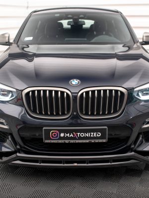 BMW X4 M40i G02 - Lâmina frontal V.2 | BM-X4-02-MPACK-FD2G+FD2RG | Produto Maxton Design distribuído por Unicartuning.
