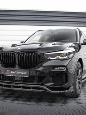 BMW X5 G05 Pack M - Lâmina frontal V.2 | BM-X5-05-MPACK-FD2G+FD2RG | Produto Maxton Design distribuído por Unicartuning.