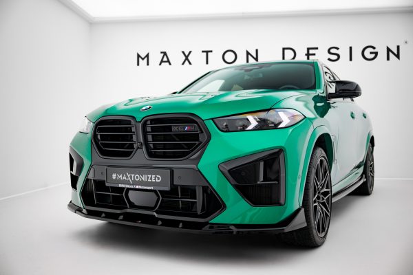 BMW X6 M F96 (facelift) - Lâmina frontal V.2 | BM-X6-F96F-M-FD2G | Produto Maxton Design distribuído por Unicartuning. BMW X6 M F96 (facelift) - Lâmina frontal V.2 | BM-X6-F96F-M-FD2G | Produto Maxton Design distribuído por Unicartuning.