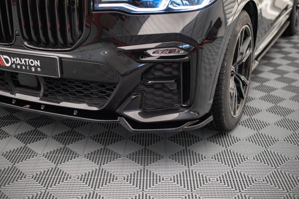 BMW X7 Pack M G07 - Lâmina frontal V.2 | BM-X7-07-M-FD2G | Produto Maxton Design distribuído por Unicartuning.