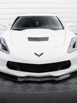 Chevrolet Corvette Stingray / Z06 C7 - Lâmina frontal V.2 | CH-CO-C7-FD2G | Produto Maxton Design distribuído por Unicartuning.