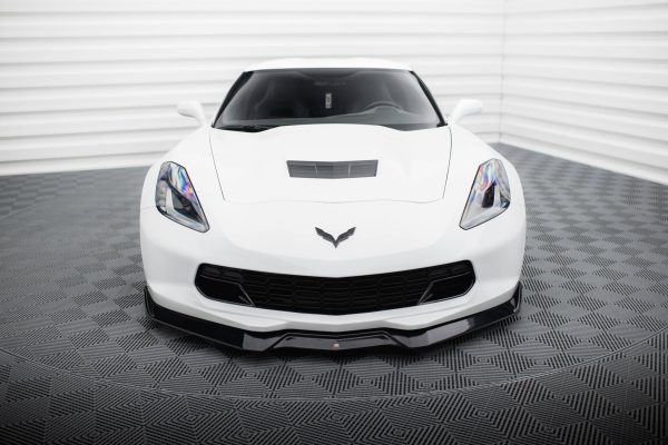 Chevrolet Corvette Stingray / Z06 C7 - Lâmina frontal V.2 | CH-CO-C7-FD2G | Produto Maxton Design distribuído por Unicartuning.
