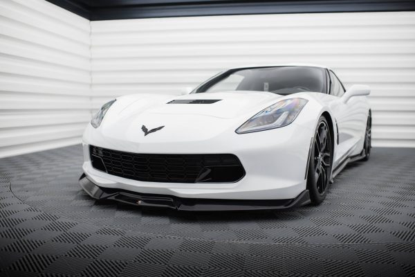 Chevrolet Corvette Stingray / Z06 C7 - Lâmina frontal V.2 | CH-CO-C7-FD2G | Produto Maxton Design distribuído por Unicartuning.