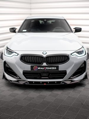 BMW 2 Coupé Pack M / M240i G42 - Lâmina frontal V.2 + Splitters | BM-2-42-MPACK-FD2G+FSF1B | Produto Maxton Design distribuído por Unicartuning. BMW 2 Coupé Pack M / M240i G42 - Lâmina frontal V.2 + Splitters | BM-2-42-MPACK-FD2G+FSF1B | Produto Maxton Design distribuído por Unicartuning.