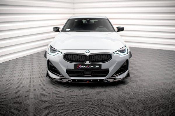 BMW 2 Coupé Pack M / M240i G42 - Lâmina frontal V.2 + Splitters | BM-2-42-MPACK-FD2G+FSF1B | Produto Maxton Design distribuído por Unicartuning. BMW 2 Coupé Pack M / M240i G42 - Lâmina frontal V.2 + Splitters | BM-2-42-MPACK-FD2G+FSF1B | Produto Maxton Design distribuído por Unicartuning.