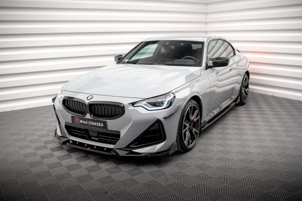 BMW 2 Coupé Pack M / M240i G42 - Lâmina frontal V.2 + Splitters | BM-2-42-MPACK-FD2G+FSF1B | Produto Maxton Design distribuído por Unicartuning. BMW 2 Coupé Pack M / M240i G42 - Lâmina frontal V.2 + Splitters | BM-2-42-MPACK-FD2G+FSF1B | Produto Maxton Design distribuído por Unicartuning.