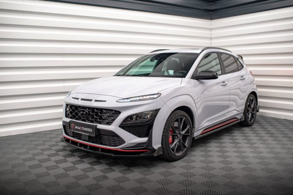 Hyundai Kauai N Mk1 - Lâmina frontal V.2 + Splitters | HY-KO-1-N-FD2G+FSF1B | Produto Maxton Design distribuído por Unicartuning. Hyundai Kauai N Mk1 - Lâmina frontal V.2 + Splitters | HY-KO-1-N-FD2G+FSF1B | Produto Maxton Design distribuído por Unicartuning.