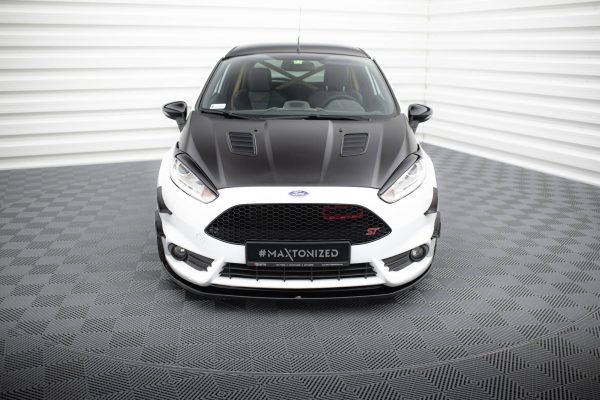 Ford Fiesta ST Mk7 Fl - Lâmina frontal V.2 | FO-FI-7F-ST-FD2G | Produto Maxton Design distribuído por Unicartuning.