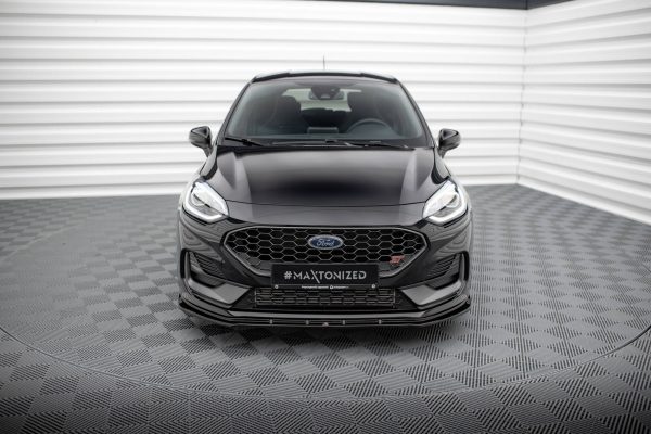 Ford Fiesta ST / ST-line Mk8 (facelift) - Lâmina frontal V.2 | FO-FI-8F-ST-FD2G | Produto Maxton Design distribuído por Unicartuning.