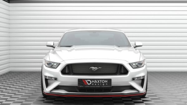 Ford Mustang GT Mk6 (facelift) - Lâmina frontal V.2 | FO-MU-6F-FD2RED | Produto Maxton Design distribuído por Unicartuning. Ford Mustang GT Mk6 (facelift) - Lâmina frontal V.2 | FO-MU-6F-FD2RED | Produto Maxton Design distribuído por Unicartuning.