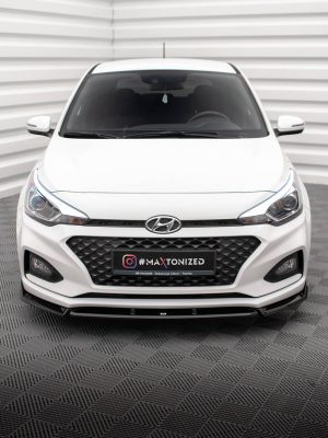 Hyundai I20 Mk2 (facelift) - Lâmina frontal V.2 | HY-I20-2F-FD2G | Produto Maxton Design distribuído por Unicartuning.