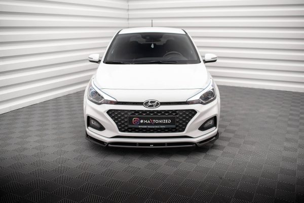 Hyundai I20 Mk2 (facelift) - Lâmina frontal V.2 | HY-I20-2F-FD2G | Produto Maxton Design distribuído por Unicartuning. Hyundai I20 Mk2 (facelift) - Lâmina frontal V.2 | HY-I20-2F-FD2G | Produto Maxton Design distribuído por Unicartuning.