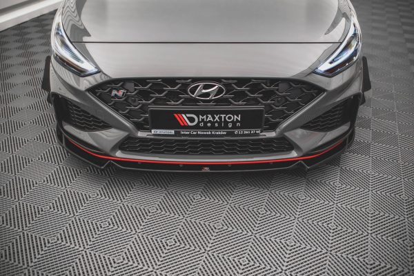 Hyundai I30 N / I30 N-line Hatchback/fastback Mk3 (facelift) - Lâmina frontal V.2 | HY-I30-3F-N-FD2G | Produto Maxton Design distribuído por Unicartuning.